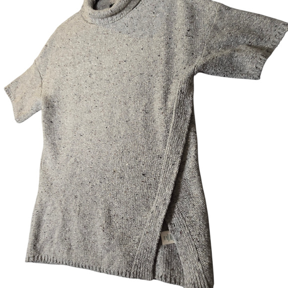 Roots Canada Womens XS Sweater Tan Oatmeal Heathered Knit Wool Alpaca Jumper - Picture 3 of 12